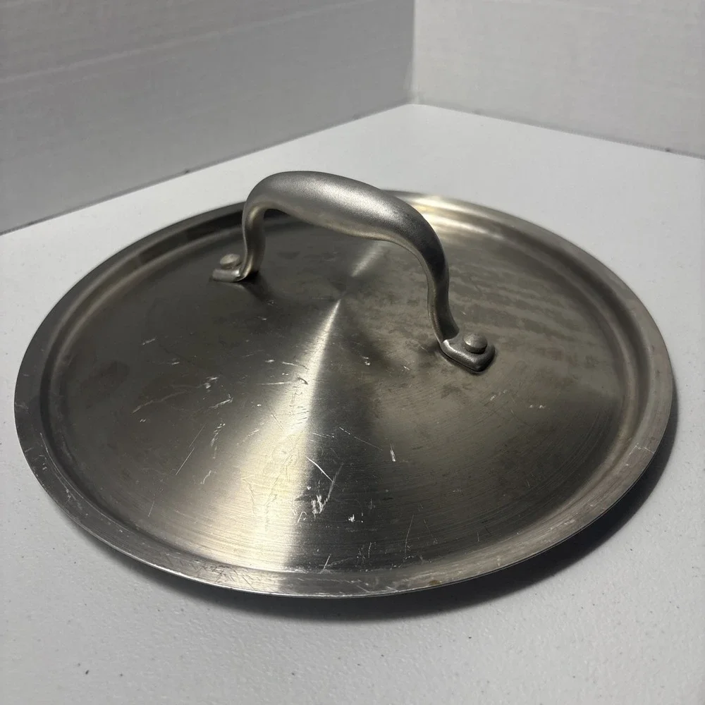 Stainless Steel Handled Replacement LID ONLY Inside Rim-9
